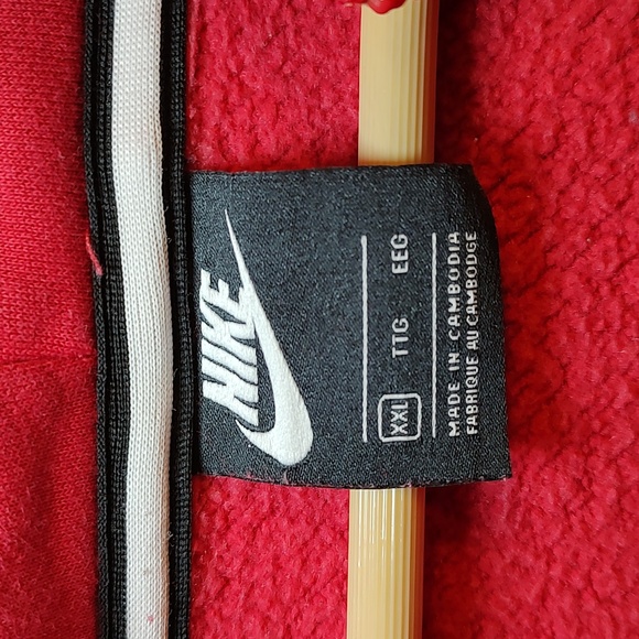 Vintage Nike Mens Sweat Jacket Large Full Zip Retro Y2K Long Sleeve Mock Neck M - Picture 8 of 10